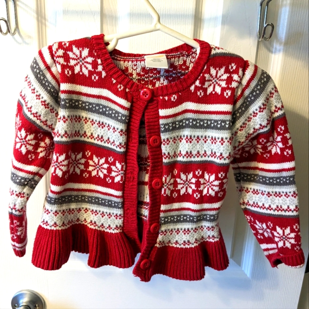 Girl's Holiday Cardigan ❄️